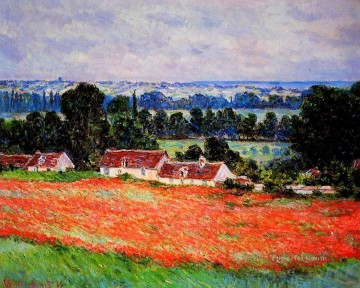風景 Painting - ジヴェルニーのポピー クロード・モネの風景
